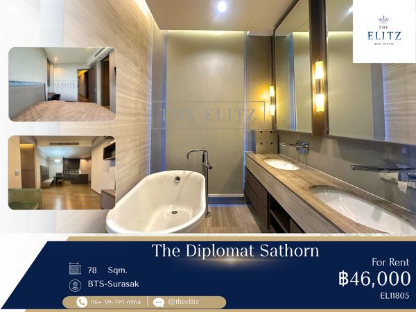 ✨  [ HOT LISTING ] Corner Unit Ultra-Luxury Condo For Rent | Sathorn CBD | 0 Steps to BTS ✨