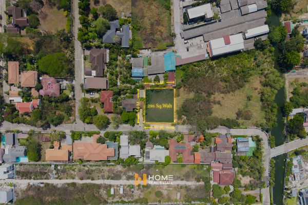 3 minutes to Paradise Park You can't find a site like this anymore 🔥 Empty land 296 sq.w. Srinakarin 55 / (Sale), Land 296 sq.w. Srinakarin 55 / (SALE) FON069