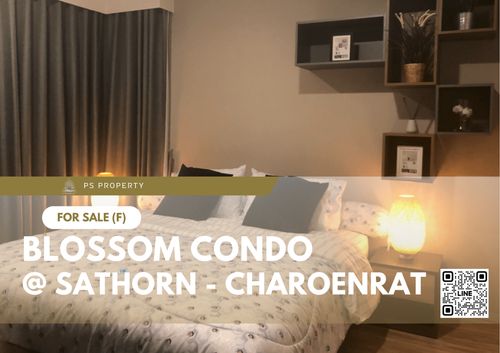 ขายด่วน 📍 Blossom Condo @ Sathorn - Charoenrat 📍 เฟอร์นิเจอร์ และ เครื่องใช้ไฟฟ้าครบ 