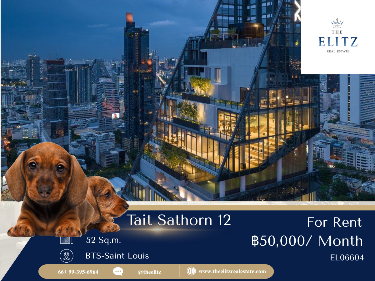 ✨ใช้ชีวิตระดับ Iconic ในตึกที่สวยที่สุดใจกลางสาทร กับห้องแต่งสวยที่ Tait Sathorn 12 — แค่ส่วนกลางลอยฟ้าก็คุ้มแล้ว! 🌵