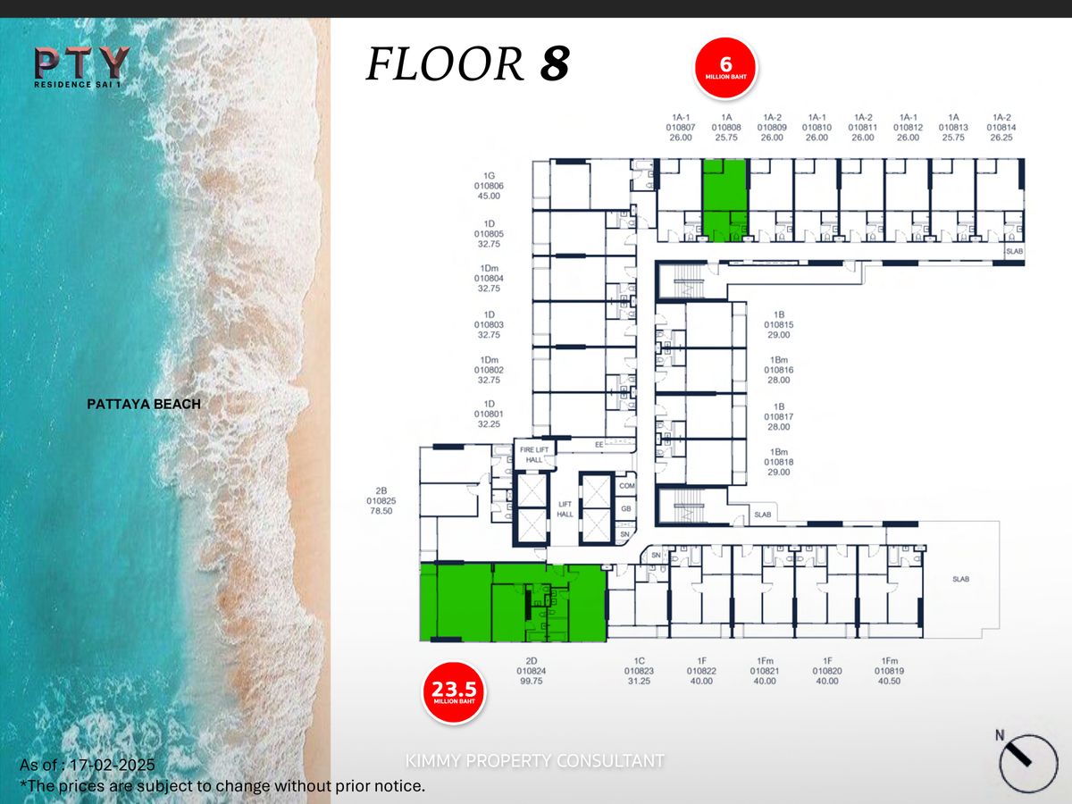 PTY Residence Sai 1 - ขายดาวน์ 𝟔 - 𝟐𝟔.𝟐 ล้านบาท ราคารอบ VVIP สอบถามเพิ่มเติม 093-962-5994 (KIM) – รูปที่ 2