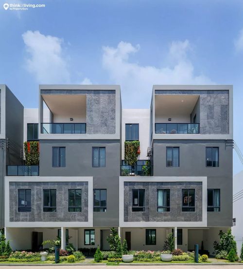 ♦ Super Luxury duplex type ♦ ทาวน์โฮม 4 ชั้น เนื้อที่ 28.00 ตร.ว. พื้นที่ใช้สอย 275.00 ตร.ม. 4 ห้องนอน | Sol Midtown Petchkasem – Sathorn ใกล้ seacon bangkae, food villa ราชพฤกษ์