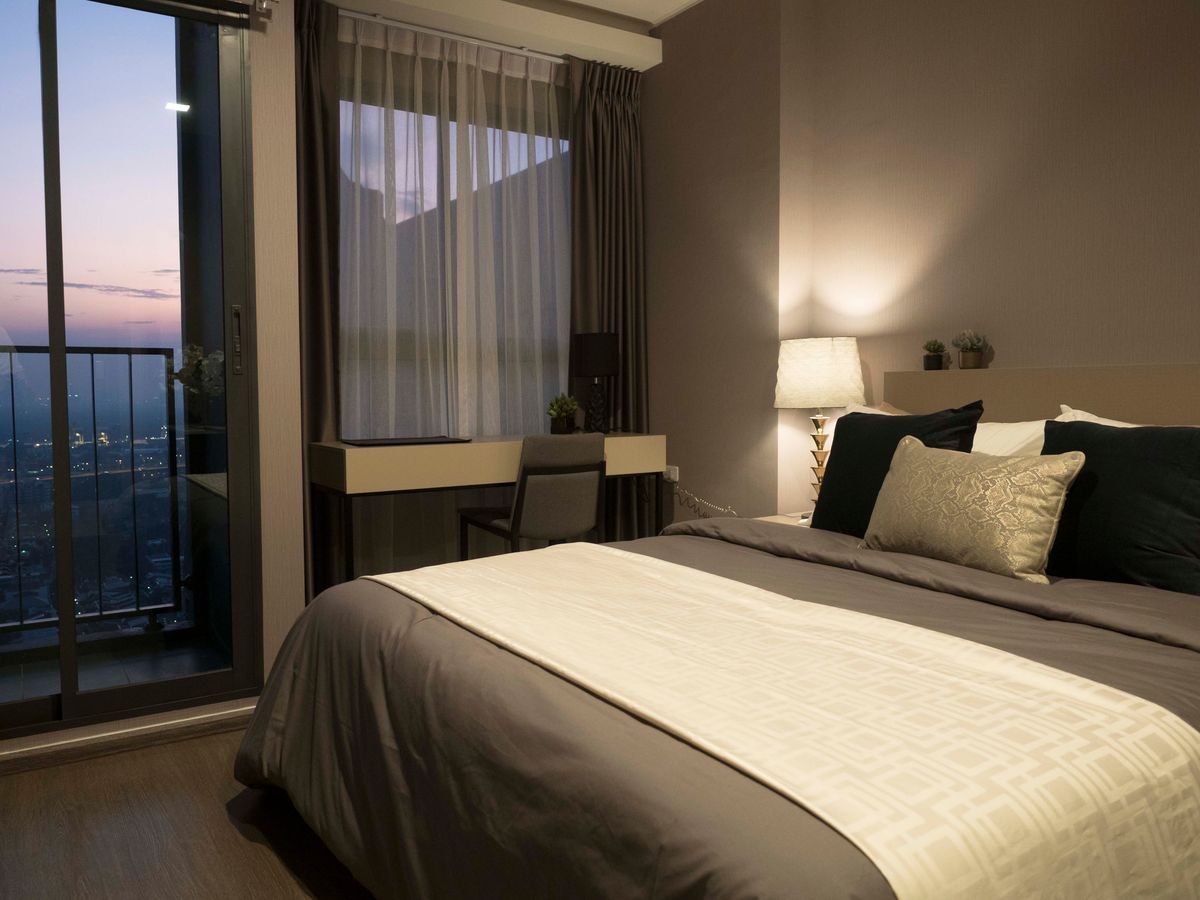 P003859- Fully furnished !! 25 sqm. near BTS Bangchak_beautiful view of city and Chao Phraya river. – รูปที่ 2