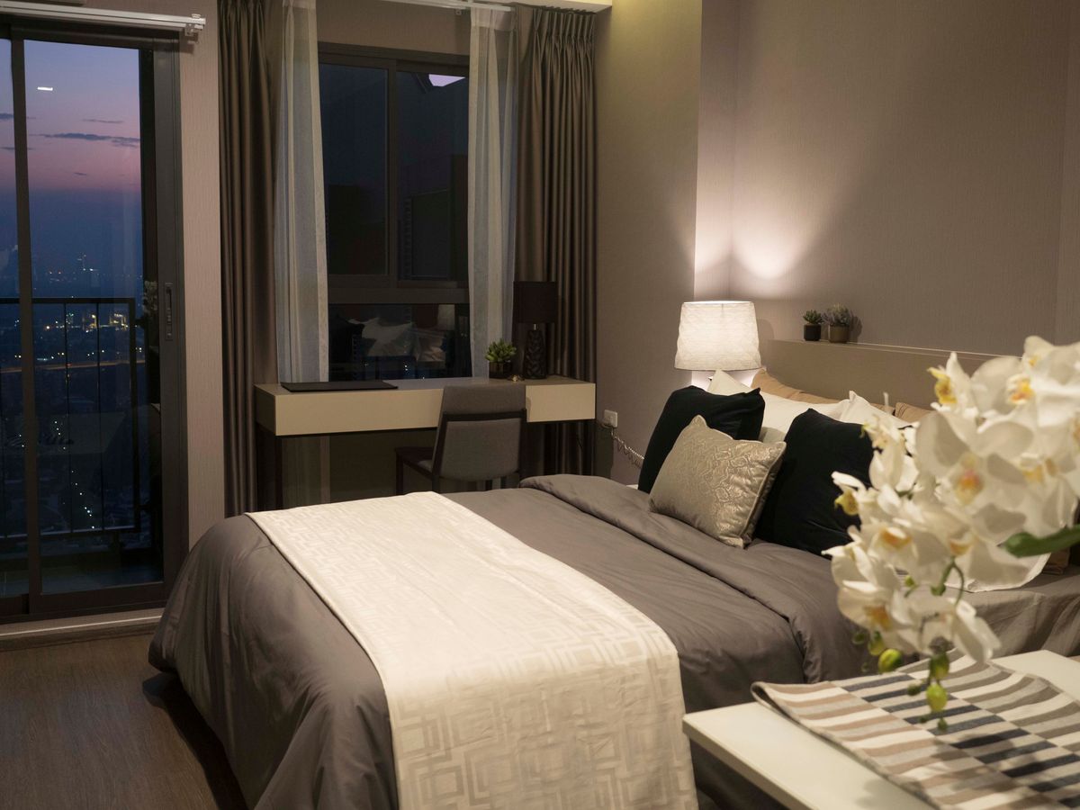 P003859- Fully furnished !! 25 sqm. near BTS Bangchak_beautiful view of city and Chao Phraya river.