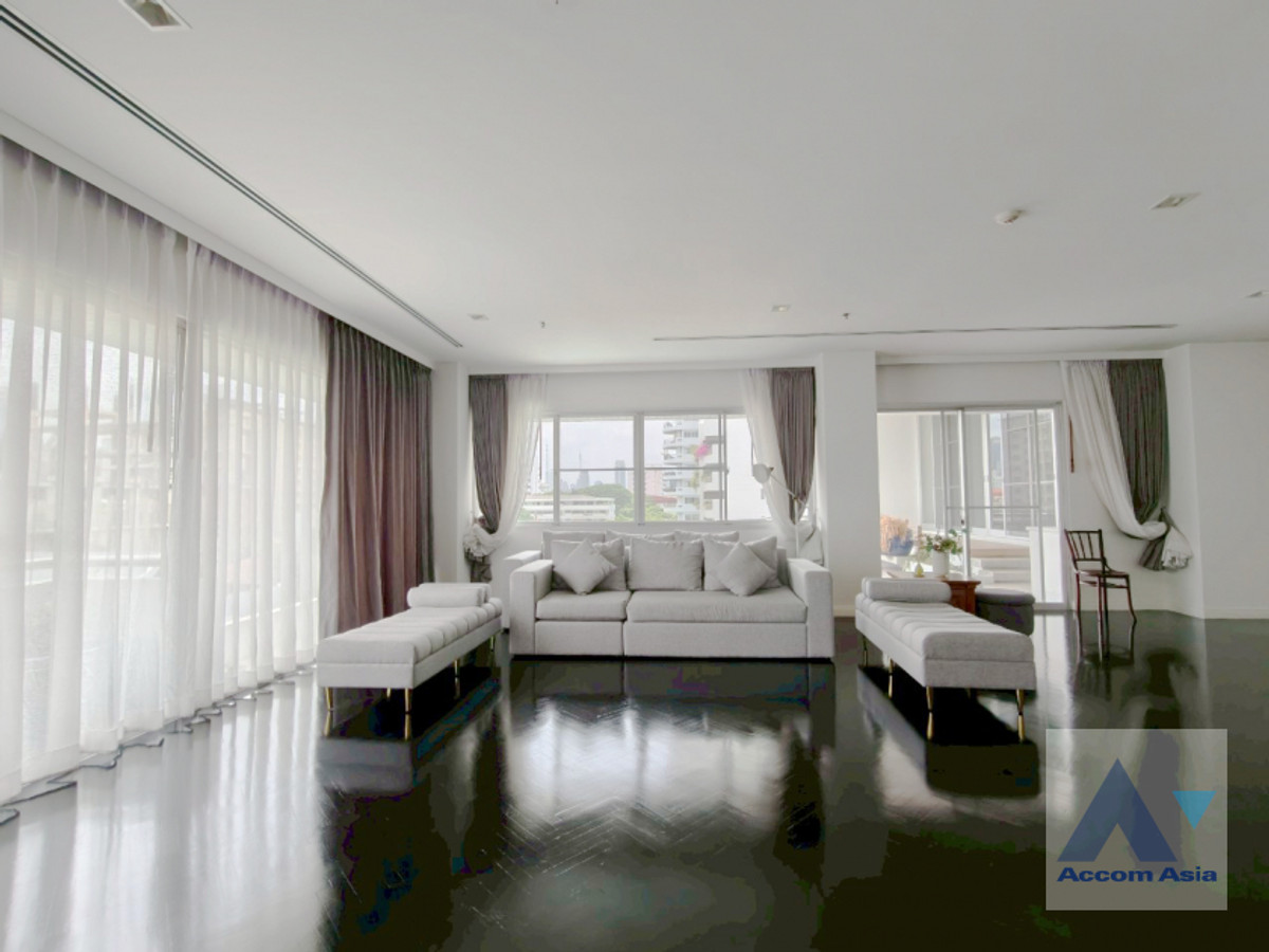 🔼 AccomA 🔽 Big Balcony 4 Bedrooms Apartment for Rent in Sathorn, Bangkok near BTS Chong Nonsi at Private Low-Rise Residence Only 7 Units in Project (AA44284) – รูปที่ 2