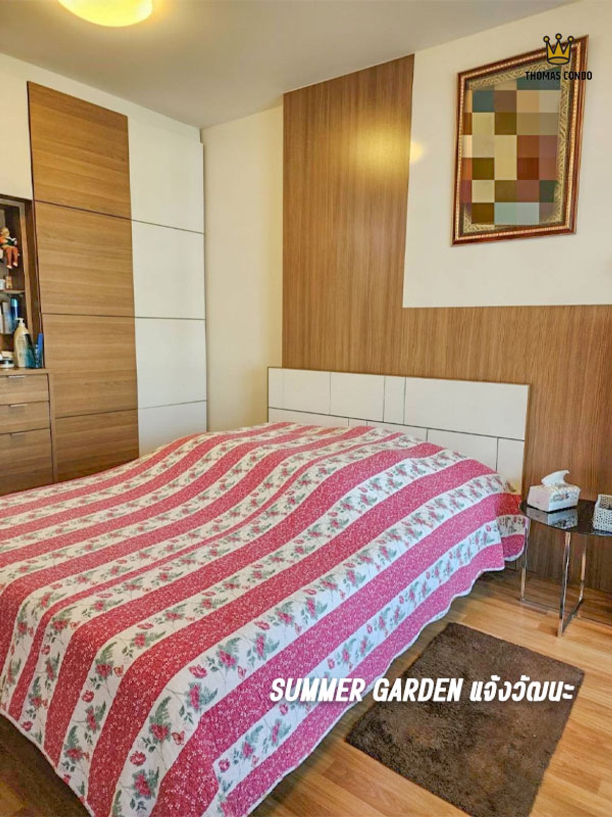 คอนโด Summer Garden ตกแต่งสวยพร้อมอยู่ หิ้วกระเป๋าเข้าอยู่ได้เลย – รูปที่ 3