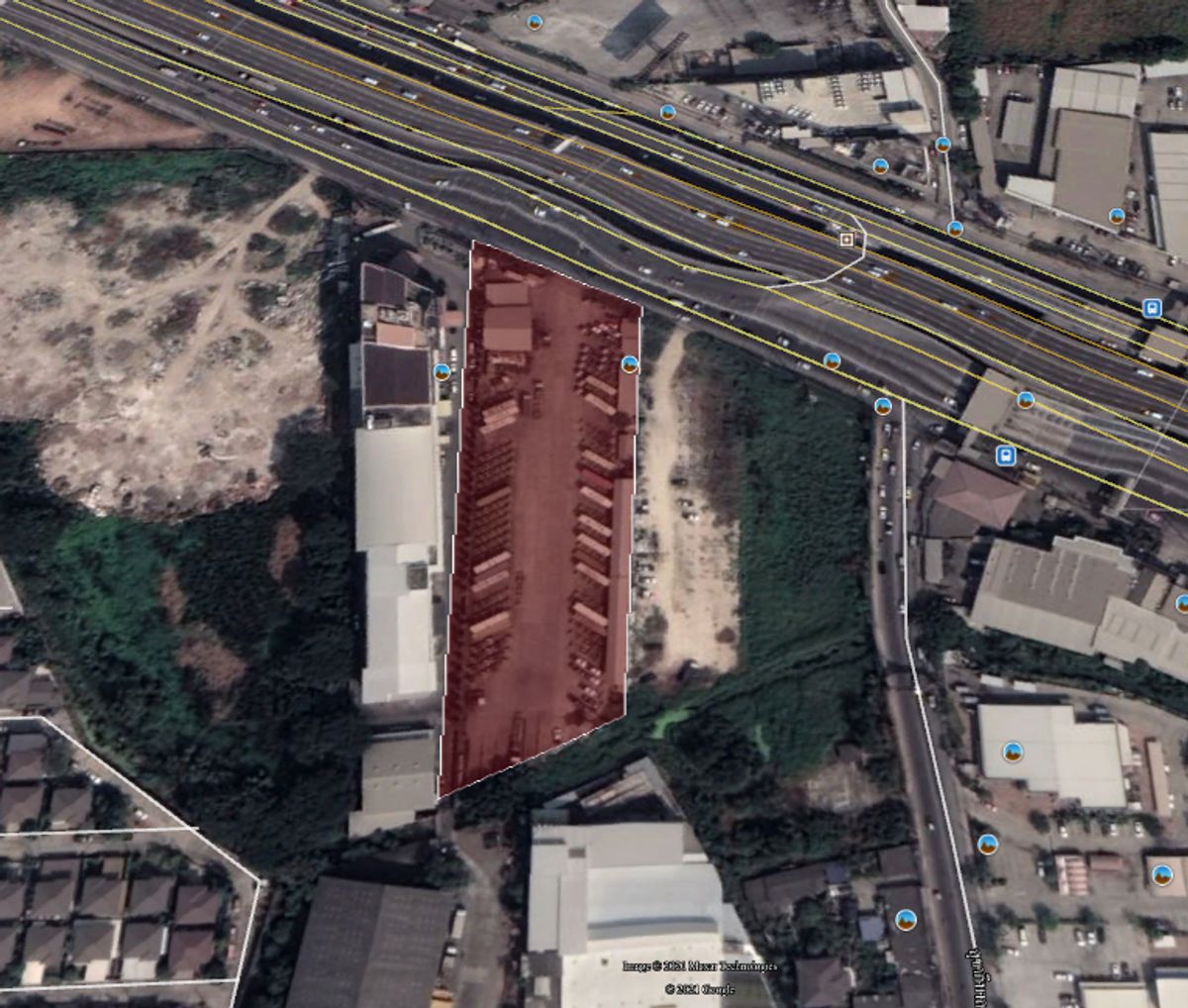 Land for rent, 6 rai, next to Bang Na-Trat Road – รูปที่ 4