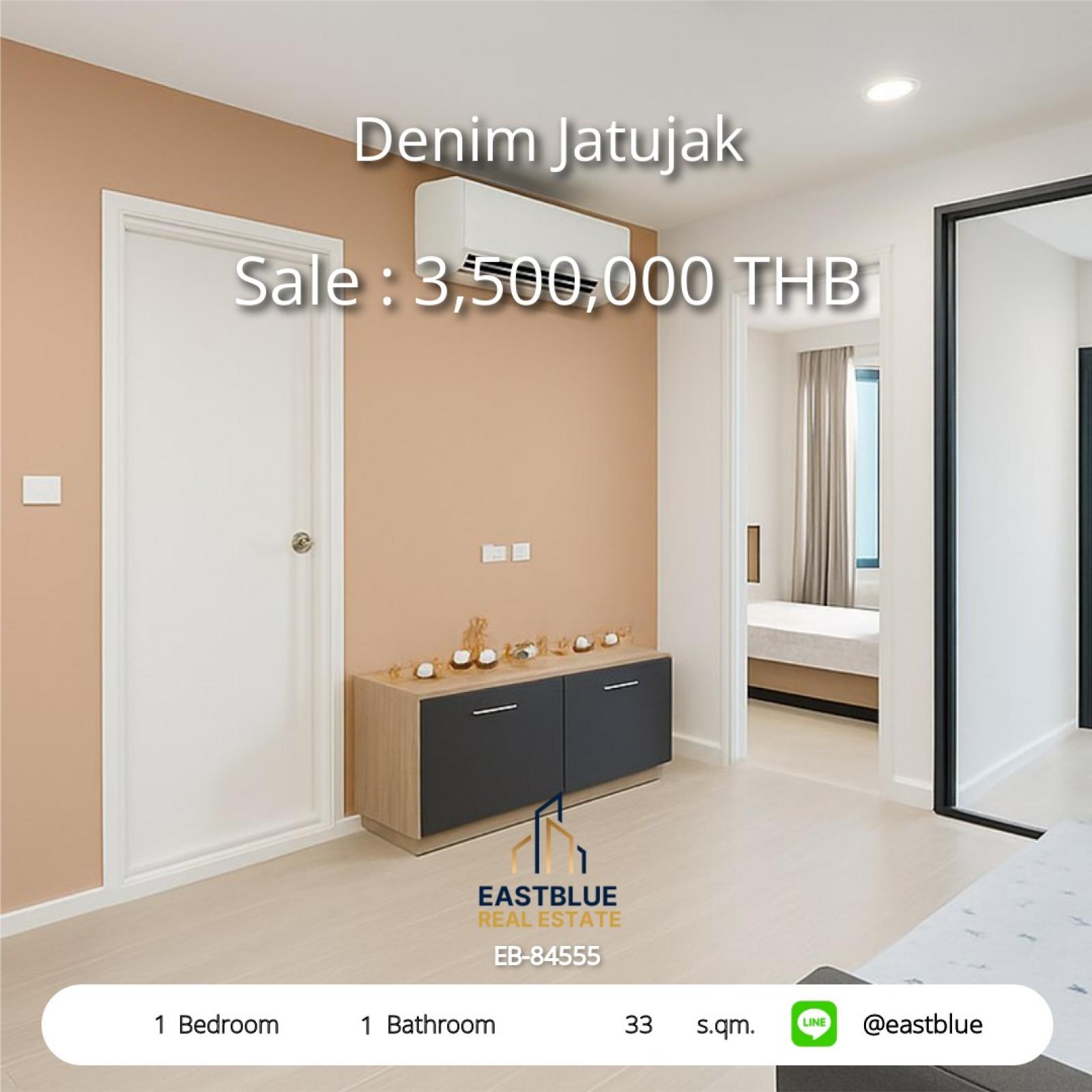 11/08/2026, รวมค่าโอน 🏡 ขาย คอนโด 1 ห้องนอน เดนิม จตุจักร 33 ตร.ม. 3.5 ลบ. 0642748883 11/08/2026, รวมค่าโอน 🏡 ขาย คอนโด 1 ห้องนอน เดนิม จตุจักร 33 ตร.ม. 3.5 ลบ. 0642748883