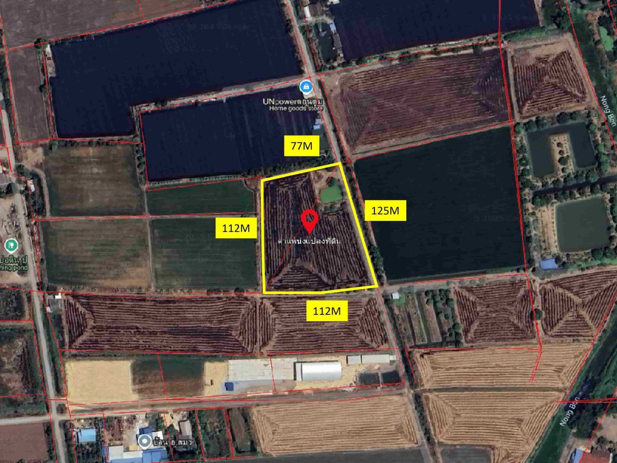 Land for Sale 7 Rai 2 Ngan 24 Sq.wah, Near Wat Don Phuttha Land for Sale 7 Rai 2 Ngan 24 Sq.wah, Near Wat Don Phuttha