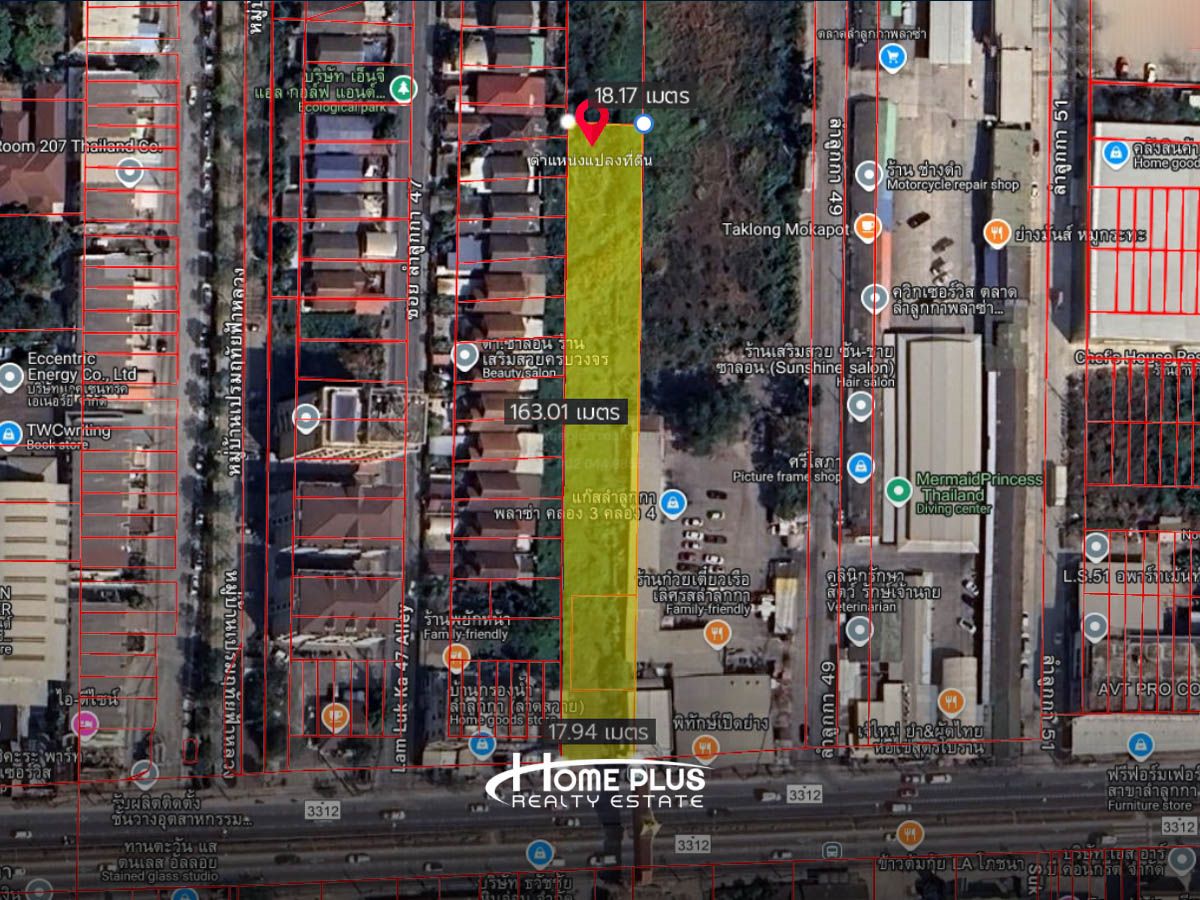 Land attached to Lam Luk Ka Plaza Market, Lam Luk Ka Road, 1 Rai 3 ngan 86.7 square wah (good location to invest) Land attached to Lam Luk Ka Plaza Market, Lam Luk Ka Road, 1 Rai 3 ngan 86.7 square wah (good location to invest)