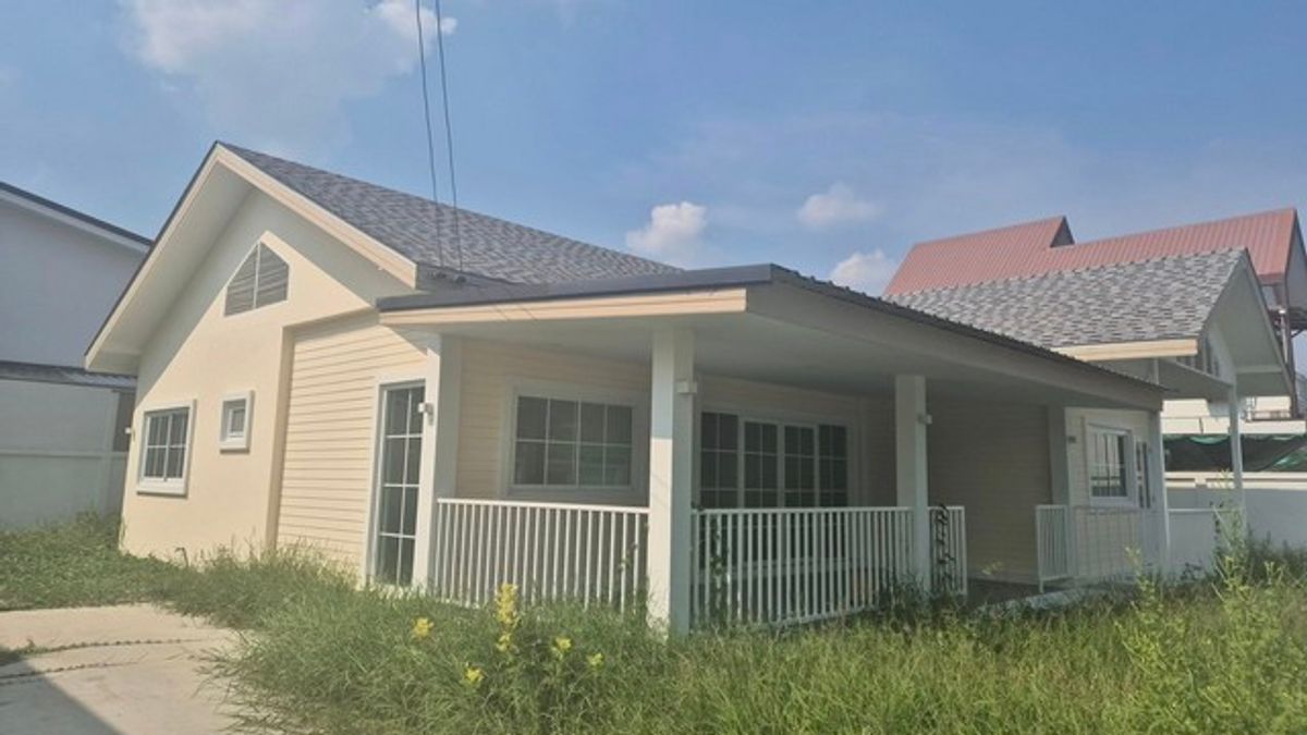 ขายบ้านเดี่ยว ชั้นเดียว style English-Cottage เนื้อที่ 100 ตร.วา 3 ห้องนอน 4ห้องน้ำ เพียง4490000 บาท เท่านั้น!! คลองโยง นครปฐม – รูปที่ 2