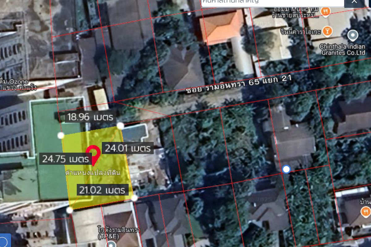 Vacant land, Soi Ram Inthra 65, Intersection 21, area 124 sq.w., near the train station Ram Inthra Km. 6 – รูปที่ 4