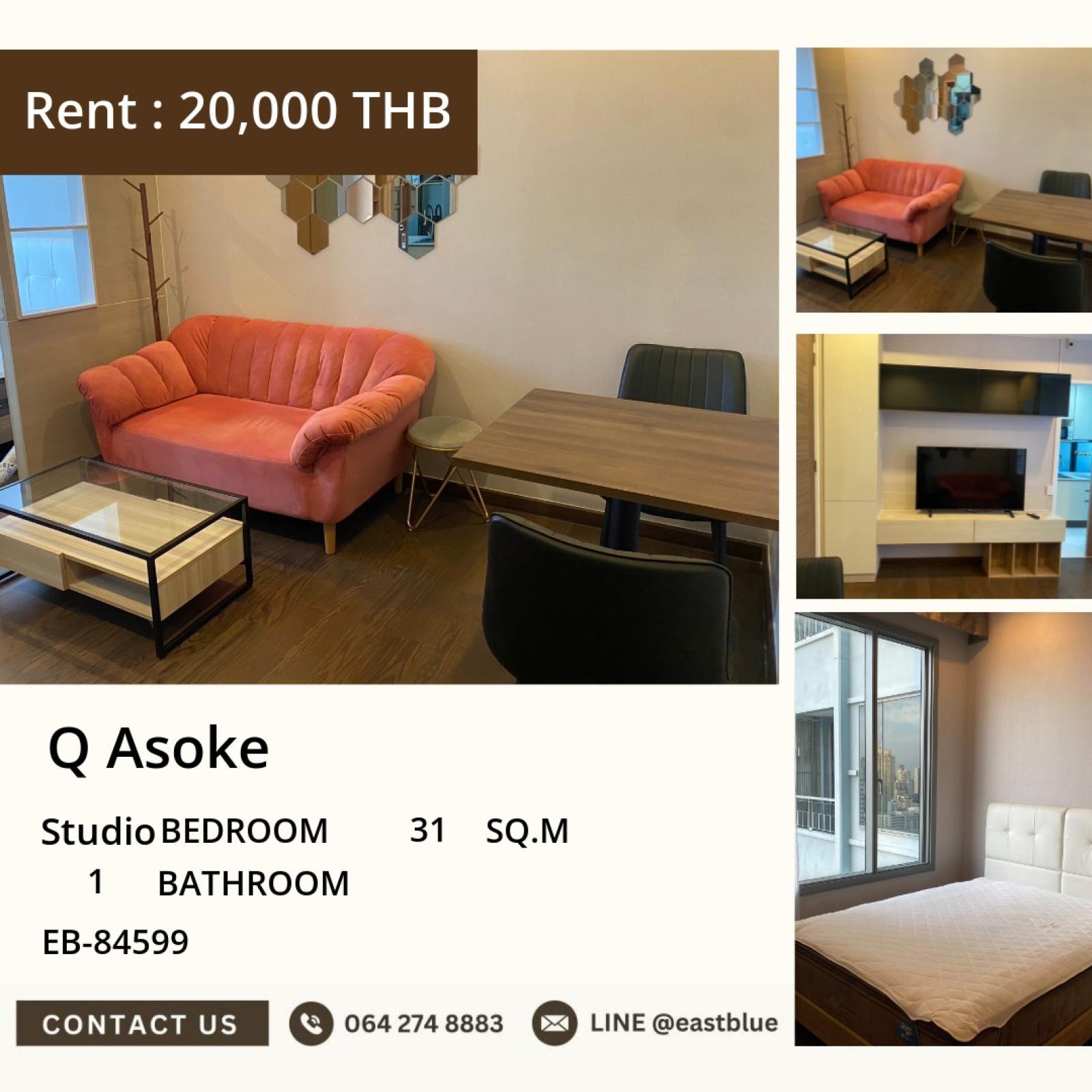 20/07/2026, 🏙️ Prime Studio at Q Asoke: Live Where Bangkok Moves! Unbeatable Location, Stunning Amenities - Just 20K/Month 🔑 0642748883 20/07/2026, 🏙️ Prime Studio at Q Asoke: Live Where Bangkok Moves! Unbeatable Location, Stunning Amenities - Just 20K/Month 🔑 0642748883