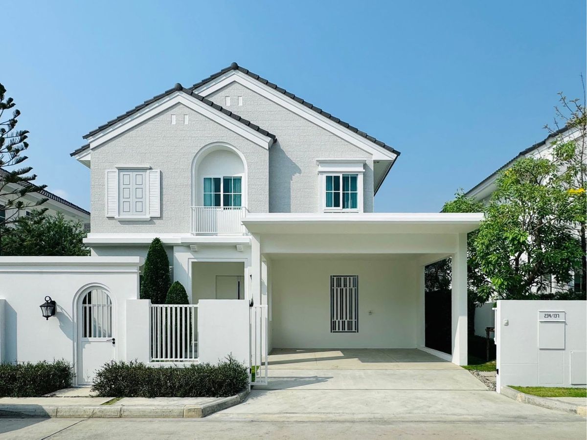 ♦ MUJI STYLE ♦ 2 -storey detached house 60.20 sq.w. | 3 bedrooms 4 bathrooms | Near Verso International School 12 minutes, Central Village 15 minutes  