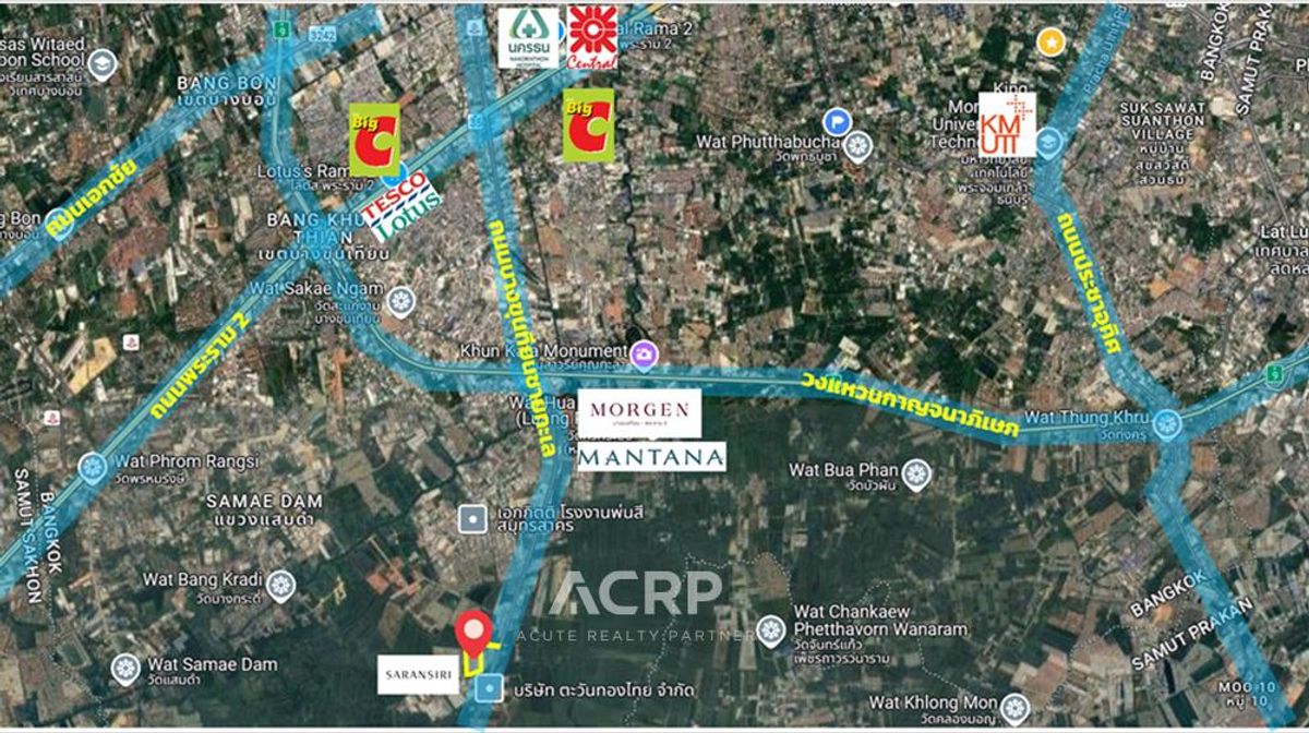 ขายที่ดินแปลงใหญ่ ติดถนนบางขุนเทียนชายทะเล ขนาด 46-1-44.7 ไร่ – รูปที่ 4