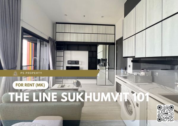 For rent ✨ THE LINE Sukhumvit 101 ✨ Fully furnished and equipped with electrical appliances, near BTS Punnawithi