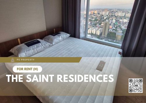 For rent 📍 The Saint Residences 📍 Fully furnished and equipped with electrical appliances, near BTS Ha Yaek Lat Phrao