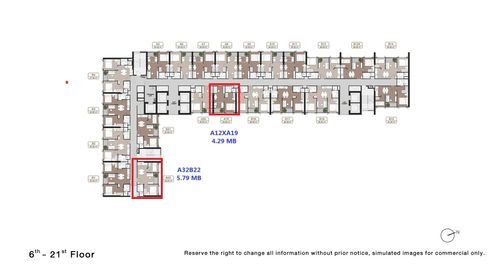🔥FQ Tower A🔥 Noble NUE Epic Asok-Rama9 for Sales - Rare unit A19 (30 sqm.) - B22 (36 sqm.)