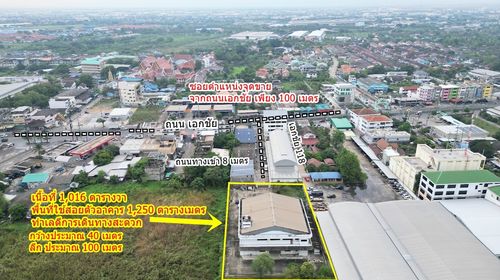 Office for sale with land in Bang Bon area Entering only 100 meters (TFP-60037)