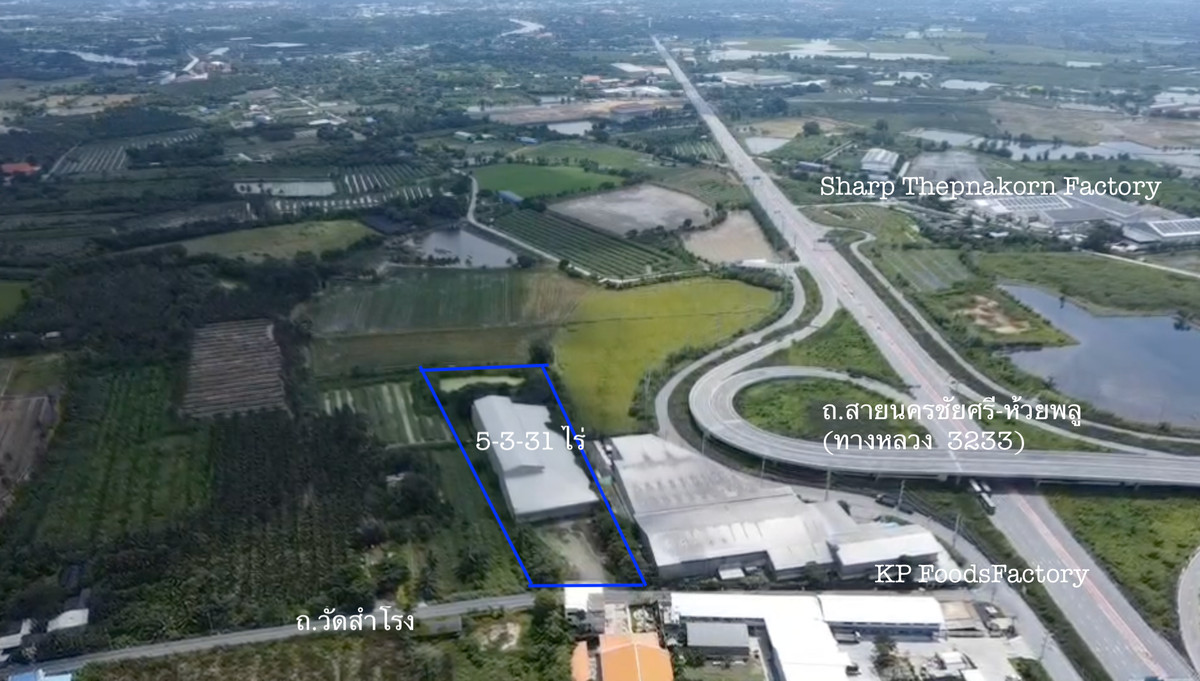 Land for sale with 5-3-31 rai of warehouse, Nakhon Chai Si District Nakhon Pathom province near the main road – รูปที่ 4