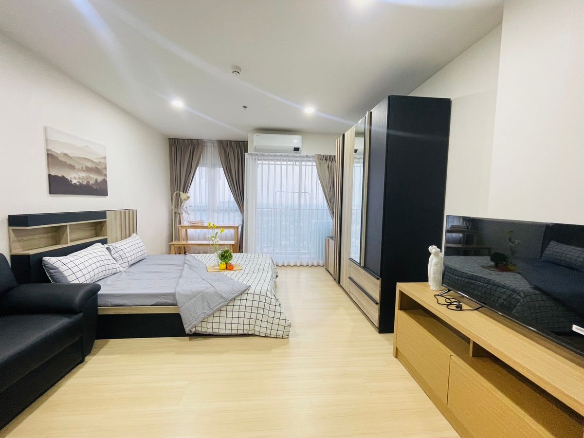 Rds-4803 ให้เช่าคอนโด ศุภาลัย เวอเรนด้า สุขุมวิท 117 ห้องใหม่มือ 1 มีกระจกกั้นครัว นัดชมห้อง 👉line : @pfbkk