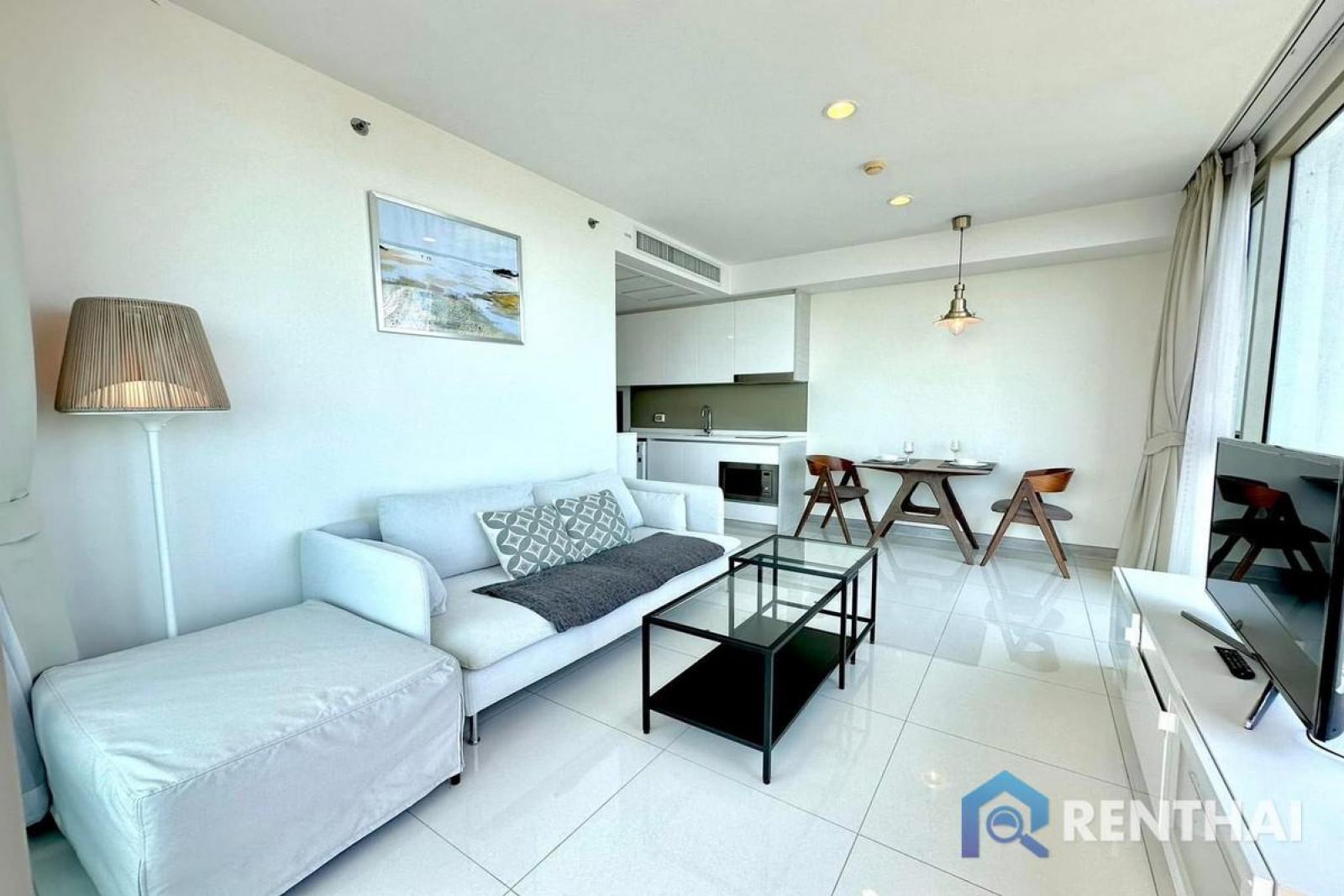 ขายคอนโด The Riviera Wongamat 1 ห้องนอน ขนาด 50 ตร.ม.  ห้องมุมวิวทะเลชั้นสูง ตำแหน่งหายาก – รูปที่ 2