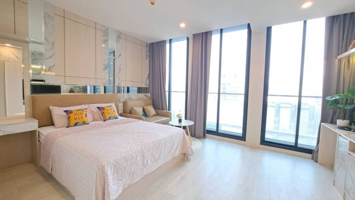 ● Nice Decoration ● ตึก C ชั้น 25+ type A12 | 44.56 ตร.ม. 1 ห้องนอน | คอนโดมี Skywalk เชื่อมเข้า BTS เพลินจิตและเซ็นทรัล เอ็มแบสซี่ – รูปที่ 3