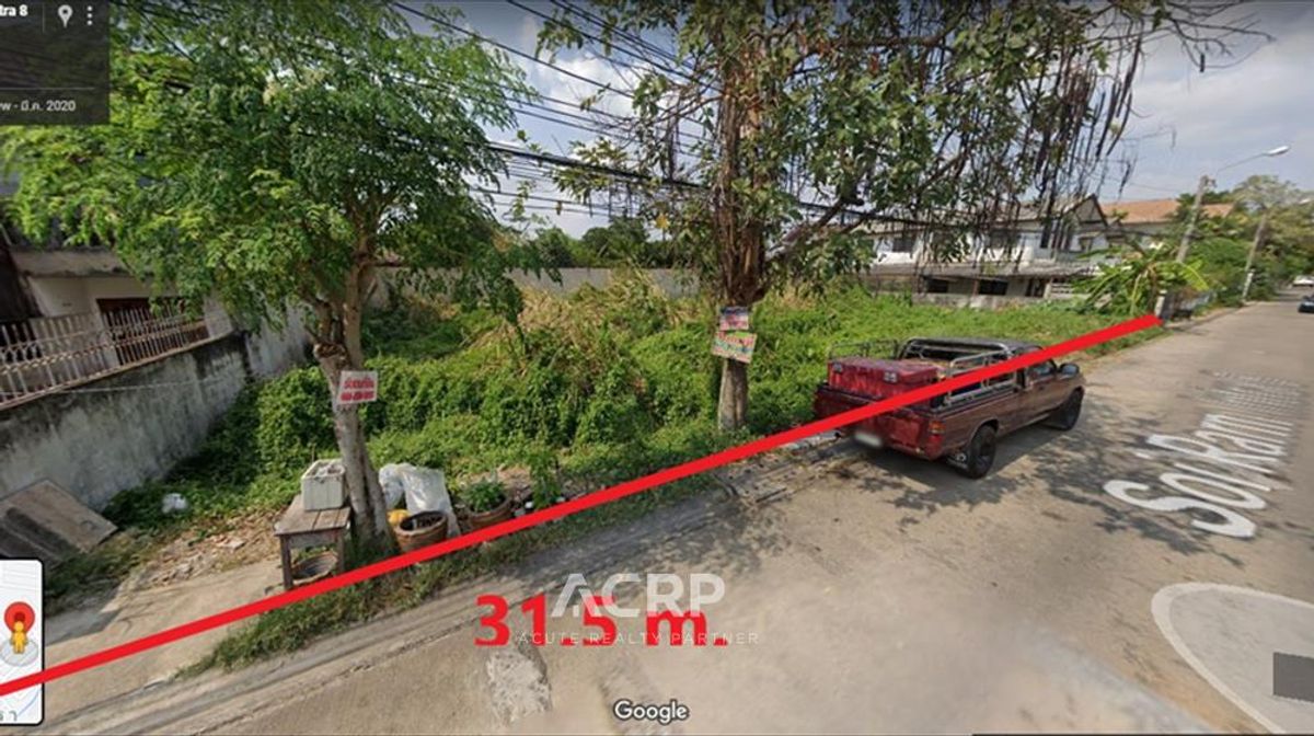 ขายที่ดินแปลงสวยในซอยรามอินทรา 8 แยก 6-2 ทำเลดี ใกล้สถานีรถไฟฟ้า MRT สายสีชมพู – รูปที่ 4