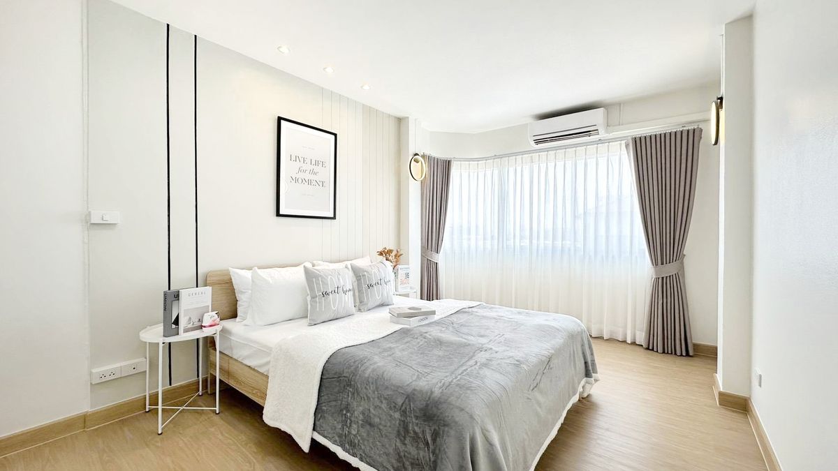 🏙 Condo Ban Suan Sukhumvit 🌳 Large room, beautiful decorated near BTS On Nut 🚄