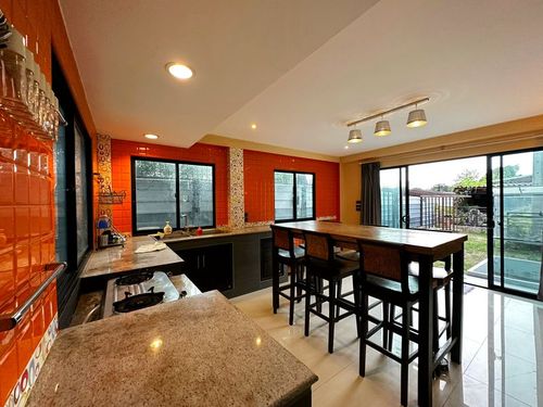 ❤️💛💙 Large house 45.9 wah, full! Large kitchen, natural view, detached house 🚩 The Connect Up 3 Ring Project-Bang Khae