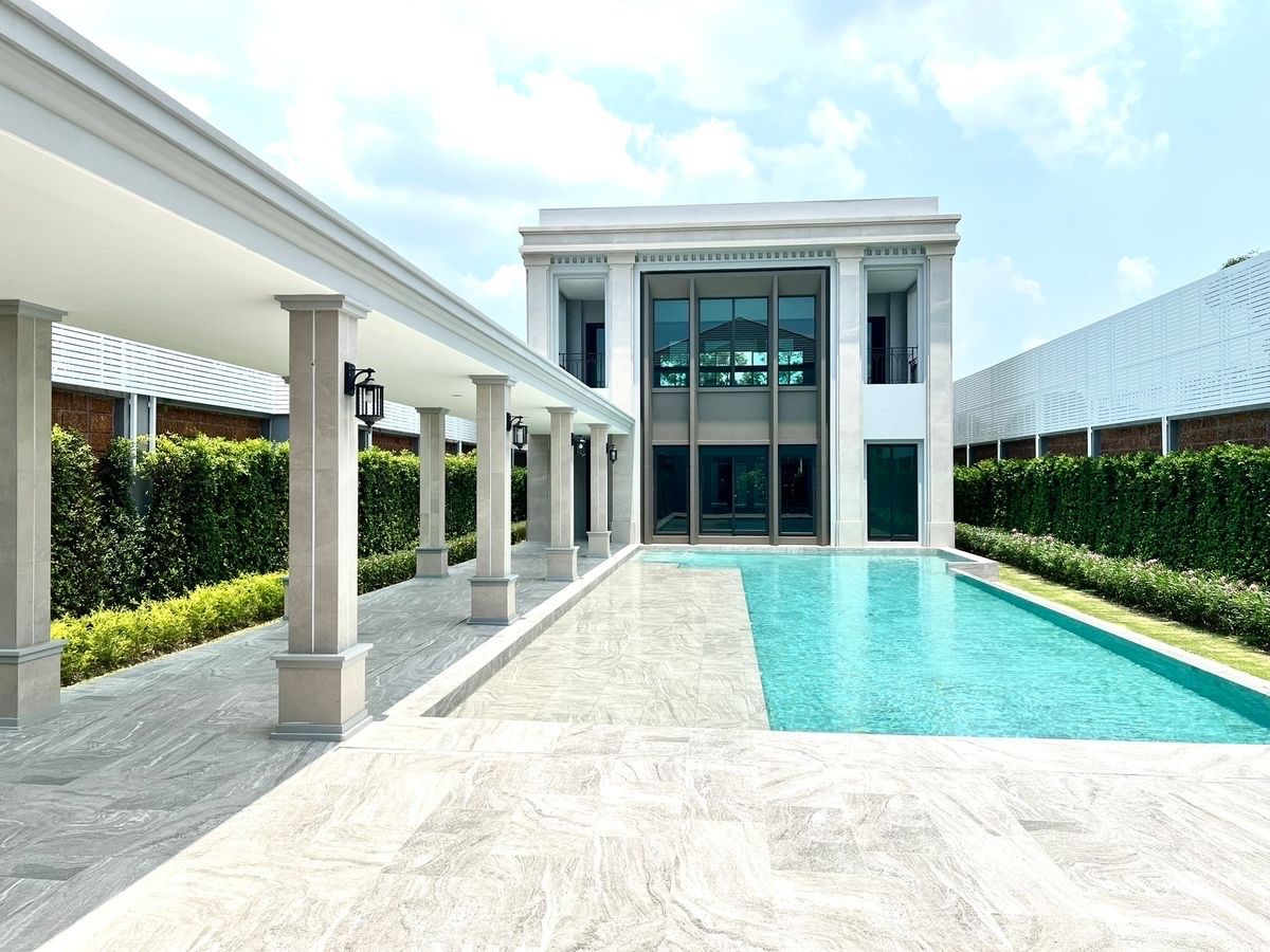 🏛 Grand Bangkok Boulevard Ratchapreuk - Pinklao Special plots with swimming pool More than half a rai of land Usable area 1024 sq.m., very worthwhile 📲-𝟕𝟗𝟒𝟒𝟐𝟔𝟑 (Khun Nam)