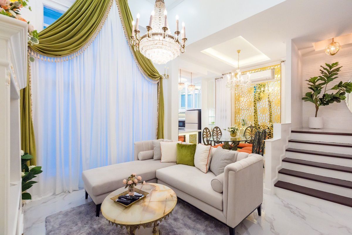 4 -story townhome rental The Crystal Park Pradit Manutham 19 Furniture air There are 4 bedrooms, 4 bathrooms, 1 fitness room. Rental price 99,000 baht – รูปที่ 2