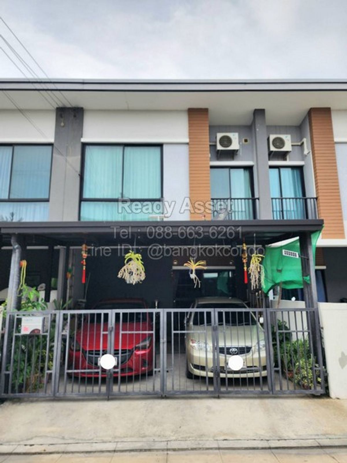 S68-05-01 Townhouse for sale near MRT Lak Song, Unio Town, Phetkasem 110, area 18.5 sq m, 3 bedrooms, 2 bathrooms, parking for 2 cars. S68-05-01 Townhouse for sale near MRT Lak Song, Unio Town, Phetkasem 110, area 18.5 sq m, 3 bedrooms, 2 bathrooms, parking for 2 cars.