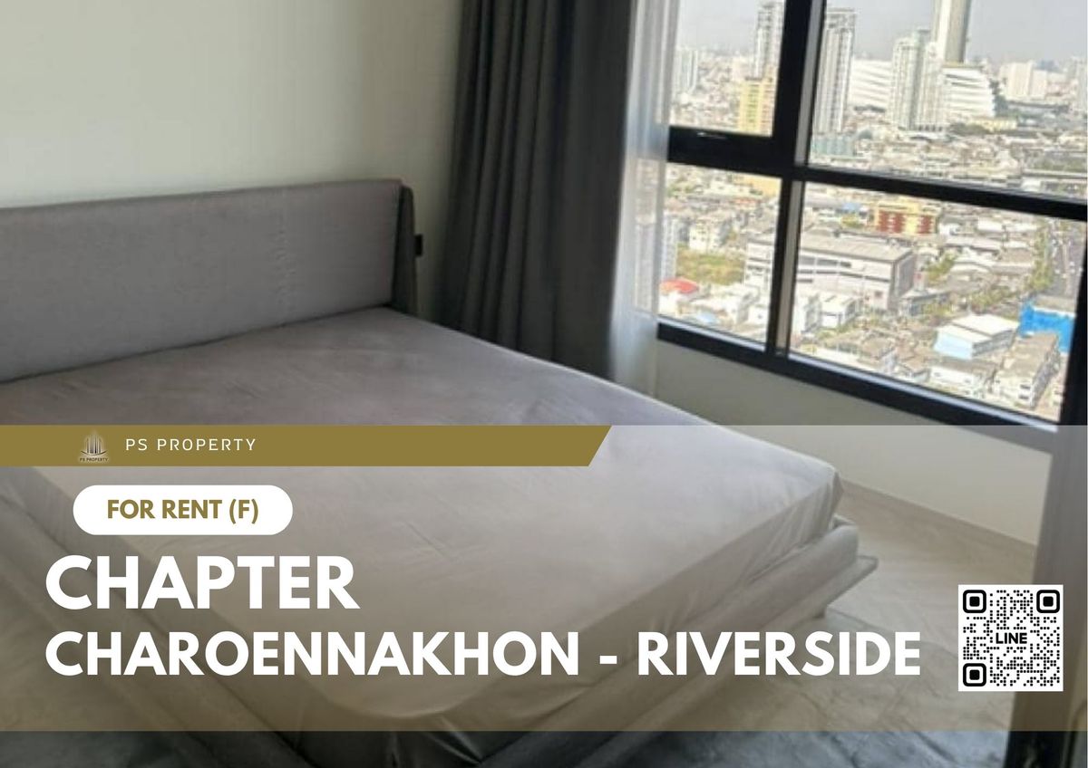 For rent 🔥 Chapter Charoennakhon - Riverside 🔥 Fully furnished and equipped, near BTS Krung Thon Buri For rent 🔥 Chapter Charoennakhon - Riverside 🔥 Fully furnished and equipped, near BTS Krung Thon Buri
