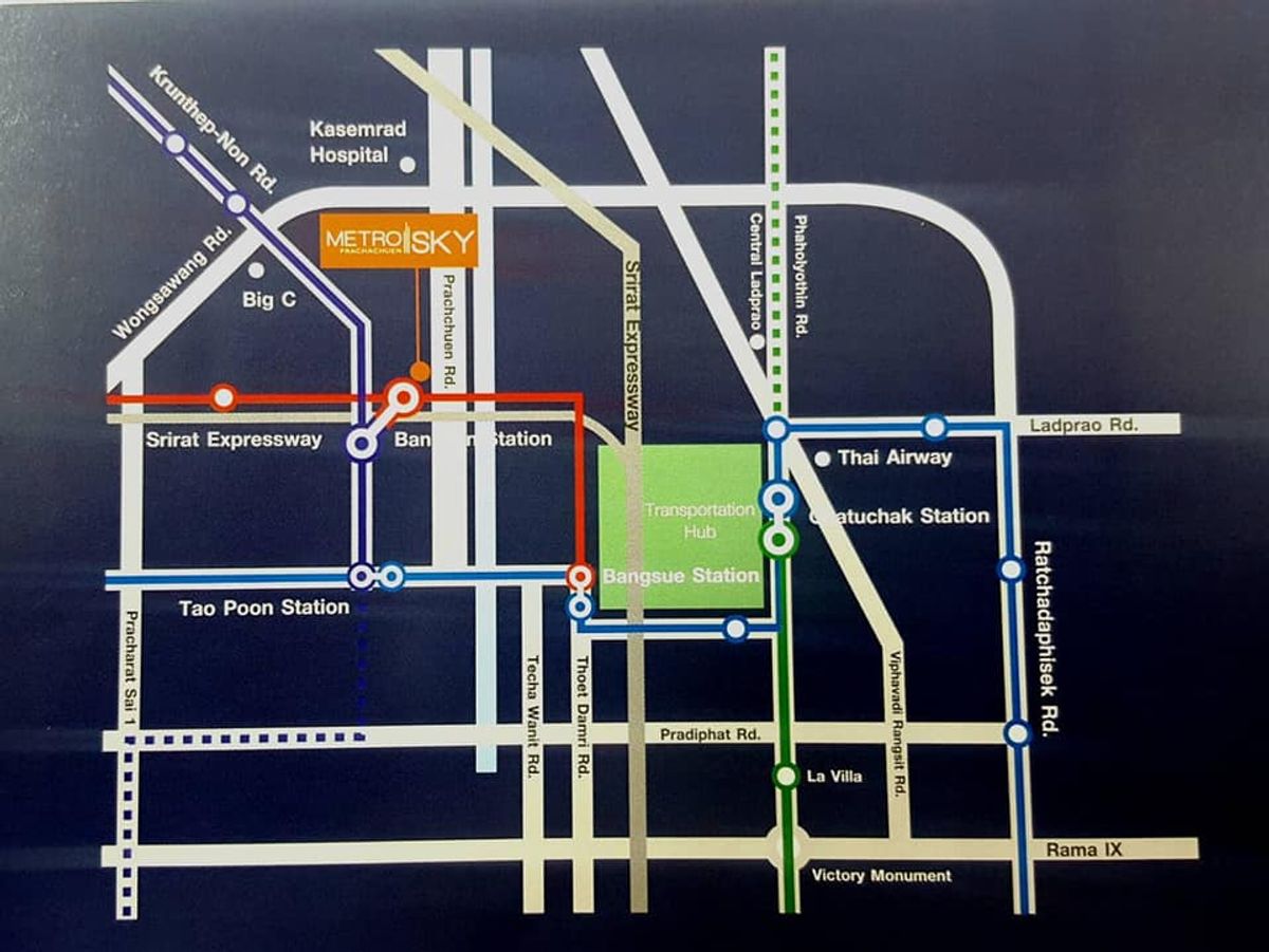 ขาย Condo (พร้อมผู้เช่า)ห้องขนาด 26 ตร.ม.ชั้น9 ของโครงการ Metro Sky Bangson Interchange (prachachuen) เมโทร สกาย บางซ่อน อินเตอร์เชนจ์ (ประชาชื่น) – รูปที่ 3