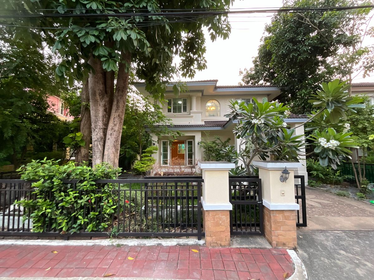 ให้เช่าบ้านเดี่ยว หมู่บ้านนันทวัน อ่อนนุช 44 บรรยากาศร่มรื่น น่าอยู่
