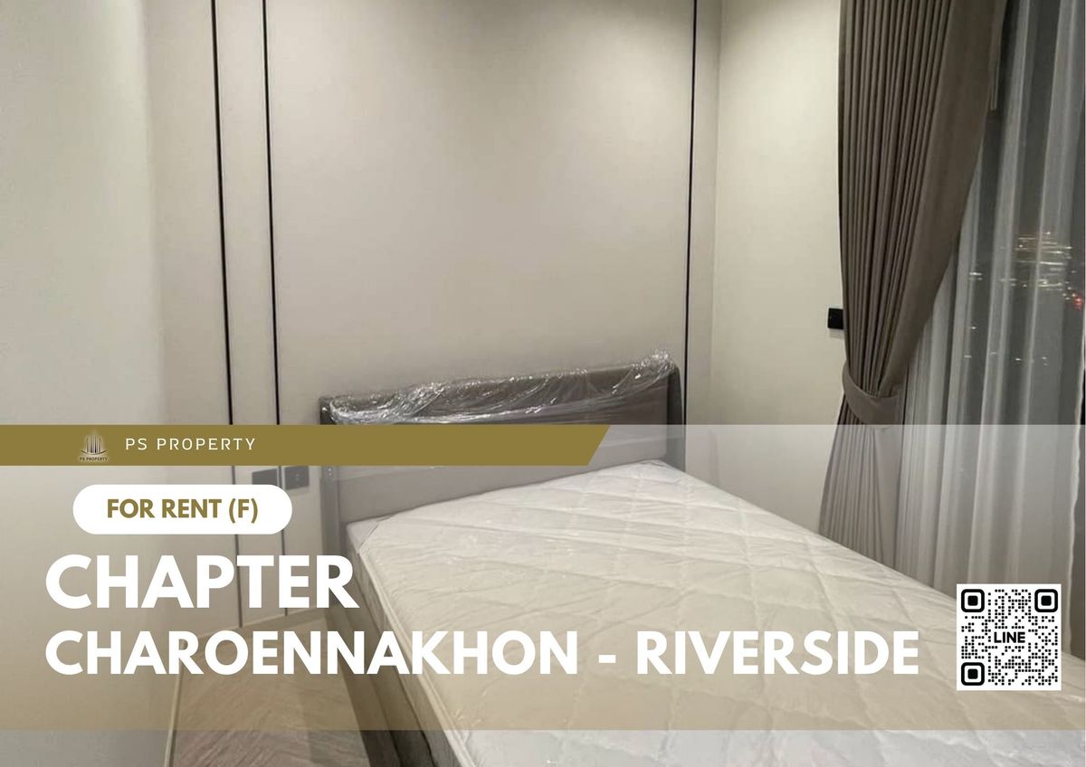 For rent 🔥 Chapter Charoennakhon - Riverside 🔥 Fully furnished and equipped, near BTS Krung Thon Buri For rent 🔥 Chapter Charoennakhon - Riverside 🔥 Fully furnished and equipped, near BTS Krung Thon Buri