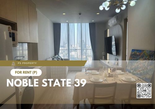 ให้เช่า ✨ NOBLE STATE 39 ✨ ใกล้ BTS พร้อมพงษ์ เฟอร์นิเจอร์ และ เครื่องใช้ไฟฟ้าครบ 