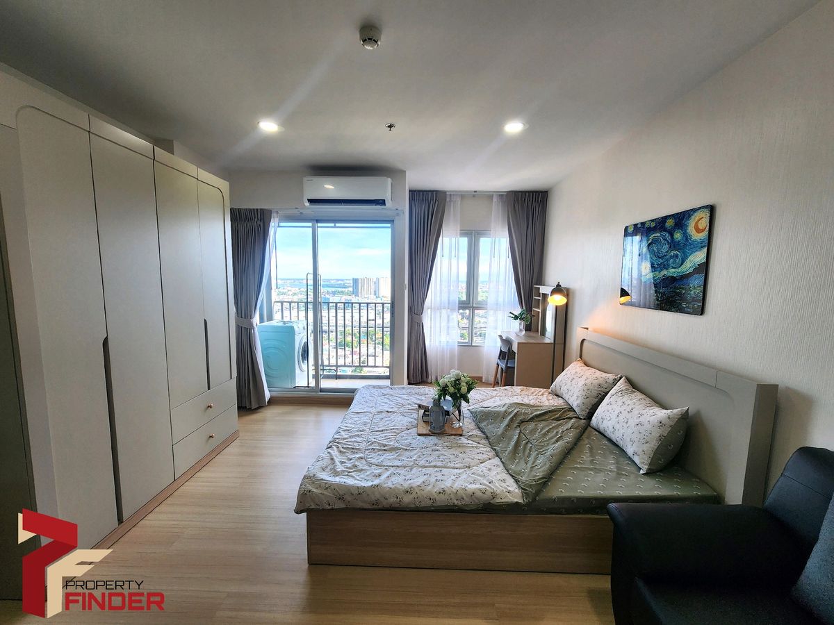 Rds-4823 ให้เช่าคอนโด ศุภาลัย เวอเรนด้า สุขุมวิท 117 (Supalai Veranda Sukhumvit 117) ห้องใหม่มือ 1 มีกระจกกั้นครัว นัดชมห้อง 👉line : @pfbkk