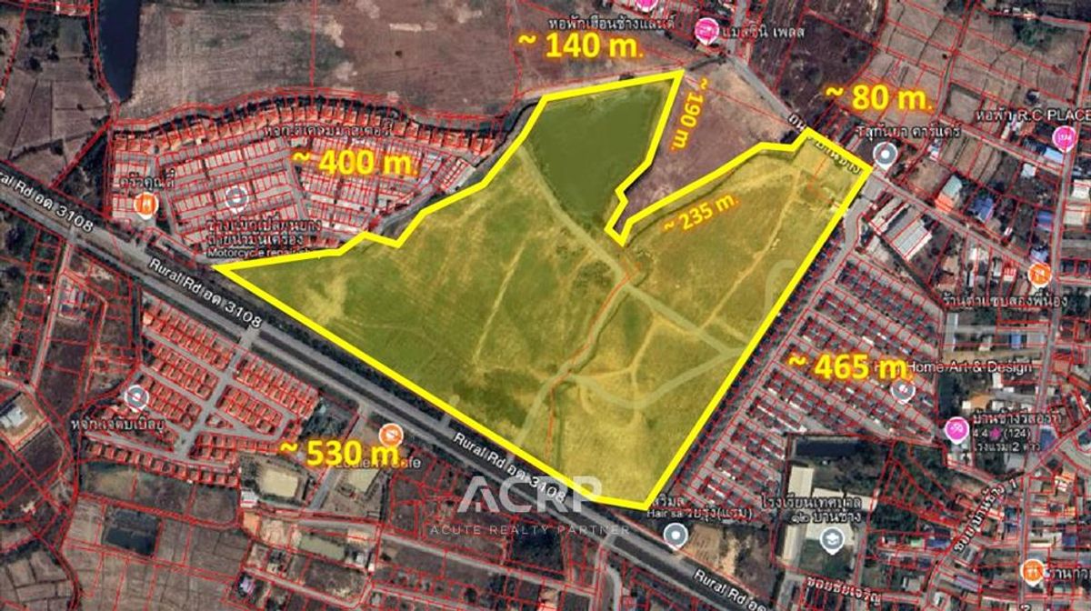 Land for sale near Udon Thani Airport, area 99-2-41.2 rai. Land for sale near Udon Thani Airport, area 99-2-41.2 rai.