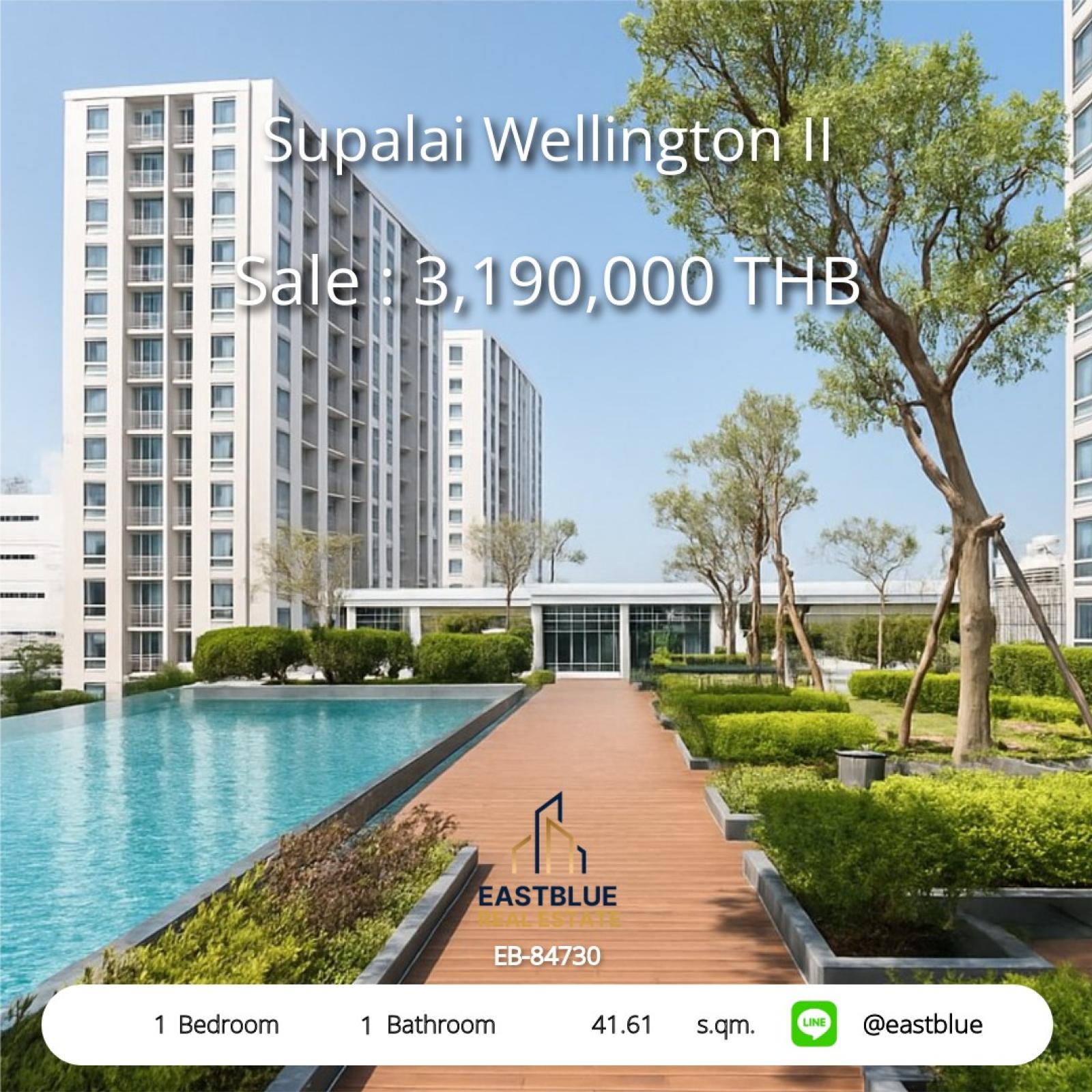 Ready to move in! Supalai Wellington II condo in the heart of Ratchada for only 3.19 million, near BTS/MRT Cultural Center. 0642748883 Ready to move in! Supalai Wellington II condo in the heart of Ratchada for only 3.19 million, near BTS/MRT Cultural Center. 0642748883