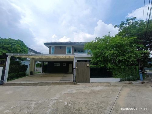 ✨ Single House for Sale at Mantana 2 Bangna – 4 Bedrooms with Private Office, Fully Furnished, Move-in Ready, Convenient Location Near Burapha Withi Expressway
