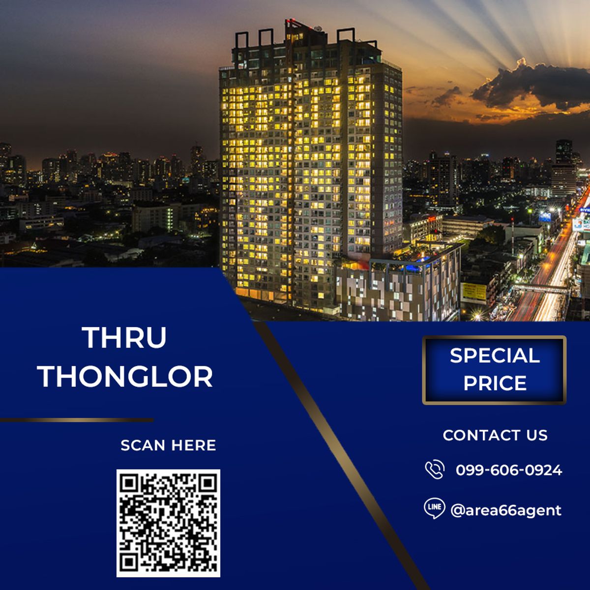 🔥 ขายด่วน!! คอนโด Thru thonglor 🔥 ขายด่วน!! คอนโด Thru thonglor