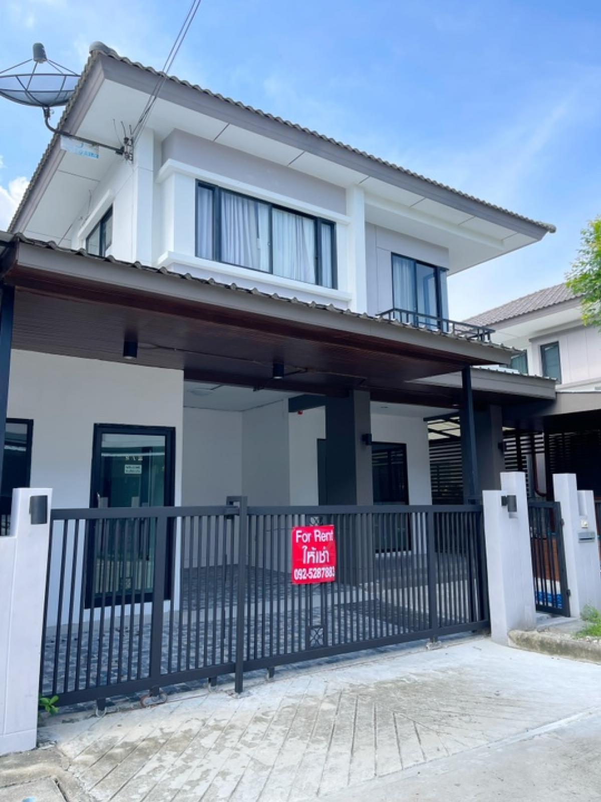 ให้เช่าบ้านเดี่ยว โครงการเอโทร จาวาเบย์ กิ่งแก้ว19 (3นอน 2น้ำ 1ครัว) มีเฟอร์ รีโนเวทใหม่พร้อมอยู่ ✅ให้เช่า 24,000 /เดือน✅ – รูปที่ 2