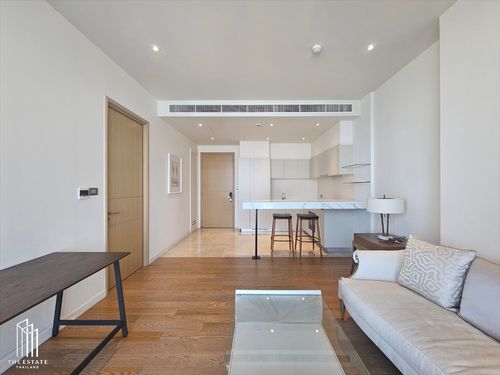 For rent Magnolias Waterfront Residences ชั้นสูง วิวสถานทูตโปรตุเกส  66.05 sq.m. 1 bedroom @65,000 Baht