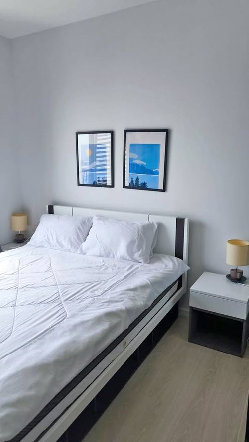 📢🚩FOR RENT & GT; & GT; A Space Mega 🍀 Floor 22 Floor rooms with electrical appliances near Mega / IKEA Convenient transportation near Suvarnabhumi Airport #LV-MO1956