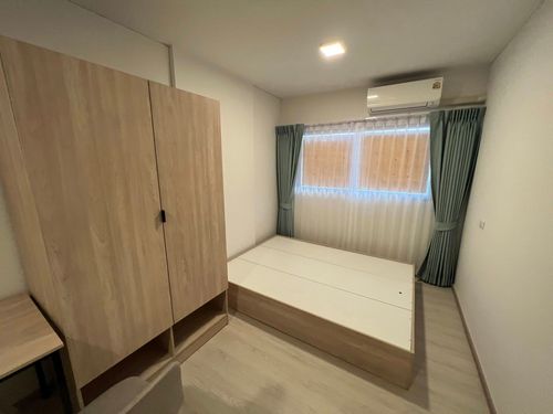 🔥🚩FOR RENT &amp; GT; &amp; GT; Plum Condo Chaengwattana - Donmuang 📢 Near the Red Line Line Line 600 m. Near Don Mueang Expressway. Don Mueang Airport, Floor 6, Building B, Furniture with complete electrical appliances #LV-MO1967