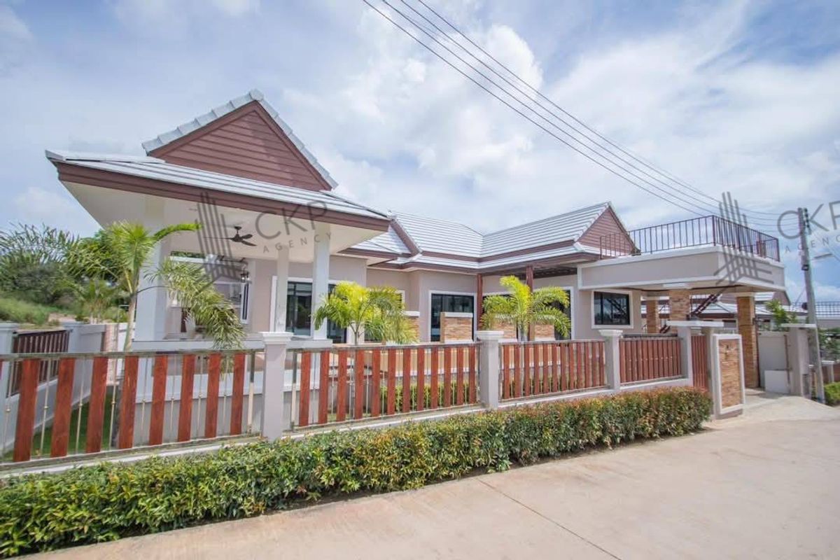 Single house, Plu Villa, Pranburi, new house, can be rented out to generate income. Single house, Plu Villa, Pranburi, new house, can be rented out to generate income.