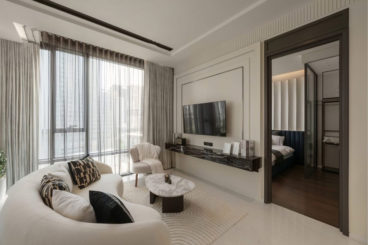 ❖ Nice Decorate ❖ 10+ ชั้น ขนาด 92.00 ตร.ม. | 2 ห้องนอน 2 ห้องน้ำ | วิวเมือง | ใกล้ BTS ทองหล่อ