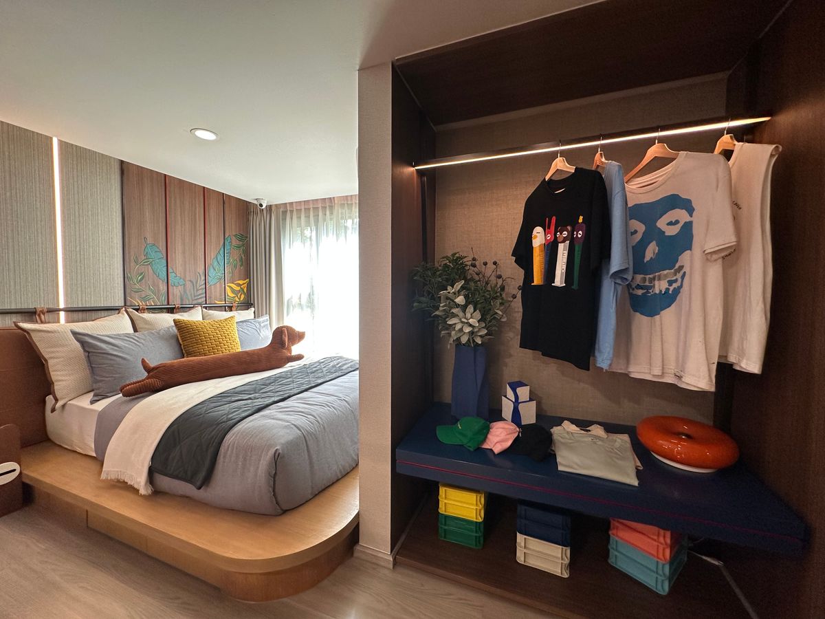 Condo double volume with 4.4 meters on Rama4 Aspire Sukhumvit-Rama4 (1bedroom)